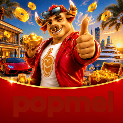 popmel Logo - Bônus com Rollover Justo
